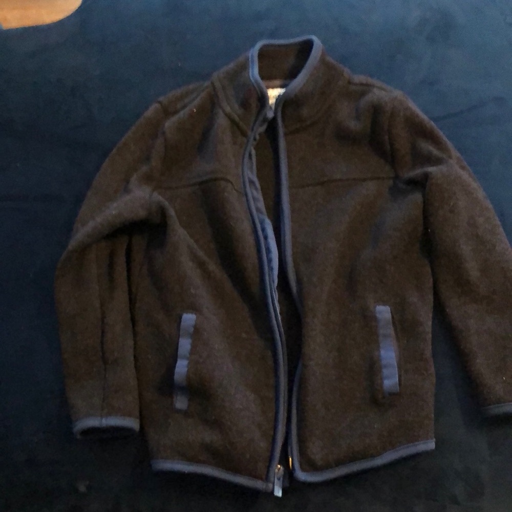 Blue zip up fleece